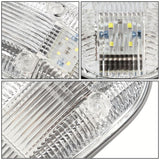 1999-2002 Dodge Ram 2500/3500 Chrome Housing Blue LED Cab Light