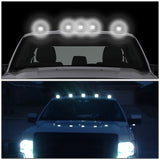 80-96 Ford Super Duty Smoke Housing White LED Cab Light