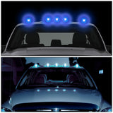 99-15 Ford Super Duty Smoke Housing Blue LED Cab Light