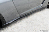 2008-2023 Nissan GTR R35 CBA  DBA  EBA BS Style Carbon Fiber Side Skirts