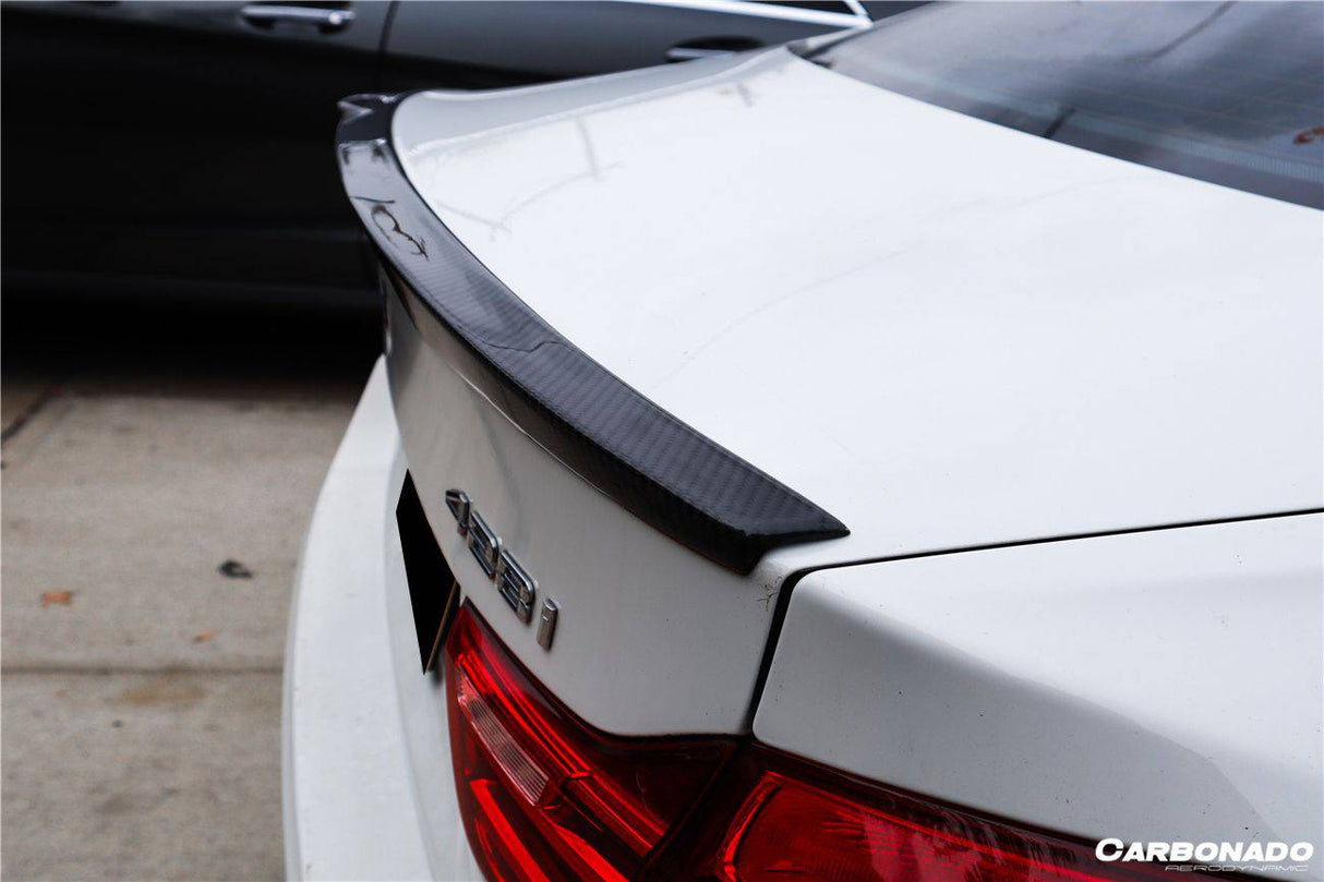 2013-2020 BMW 4 Series F32 M Style Carbon Fiber Turnk Spoiler