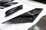 2011-2016 Lamborghini Aventador Style Carbon Fiber Rear Side Scoops Carbonado (DM) Fits: LP700, LP720 Coupe and Roadster