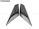 2011-2016 Lamborghini Aventador Style Carbon Fiber Rear Side Scoops Carbonado (DM) Fits: LP700, LP720 Coupe and Roadster