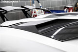 2011-2016 Lamborghini Aventador Style Carbon Fiber Rear Side Scoops Carbonado (DM) Fits: LP700, LP720 Coupe and Roadster