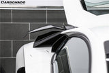 2011-2016 Lamborghini Aventador Style Carbon Fiber Rear Side Scoops Carbonado (DM) Fits: LP700, LP720 Coupe and Roadster