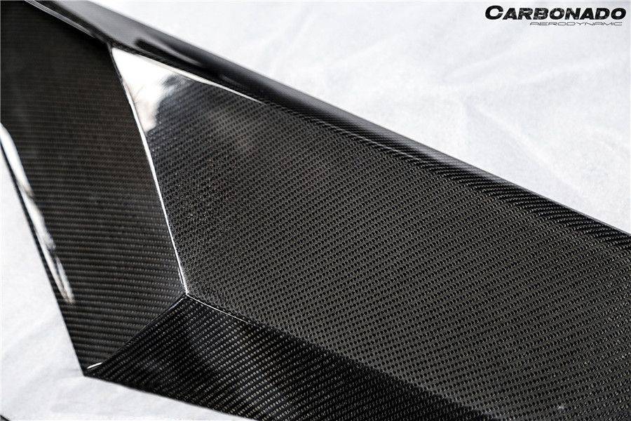 2011-2016 Lamborghini Aventador Style Carbon Fiber Rear Side Scoops Carbonado (DM) Fits: LP700, LP720 Coupe and Roadster