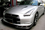 2008-2011 Nissan GTR R35 CBA  Carbon Fiber Front Canards