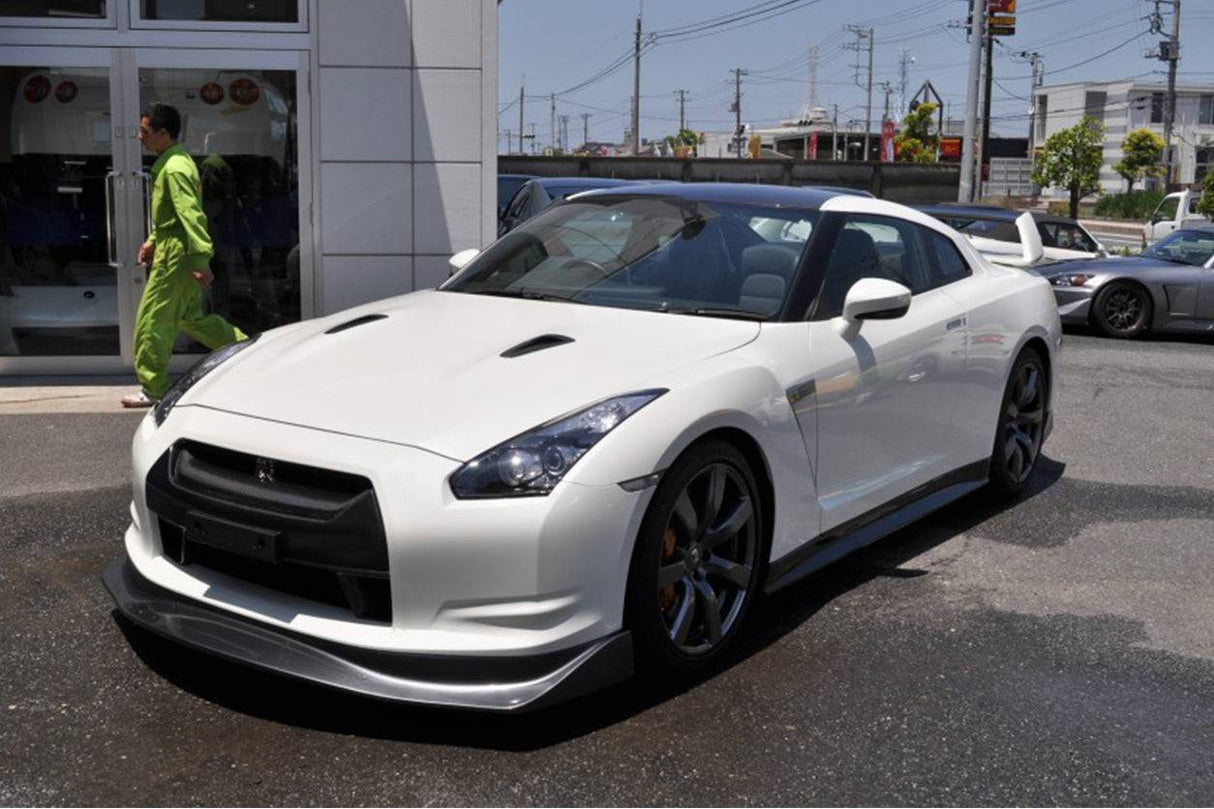 2008-2011 Nissan GTR R35 CBA AMS Style Carbon Fiber Front Lip
