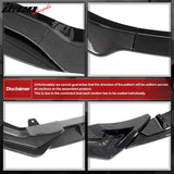 2011-2016 BMW F10 5 Series Sedan MP Style Carbon Fiber Print Front Bumper Lip ABS