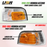 1990-1991 Honda Accord Amber Corner Lights