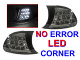 2002-2003 Bmw E46 2d/Cabrio Crystal Smoke White Led Corner Lights