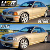 1999-2001 Bmw E46 2d/Cabrio Crystal Smoke Corner Lights