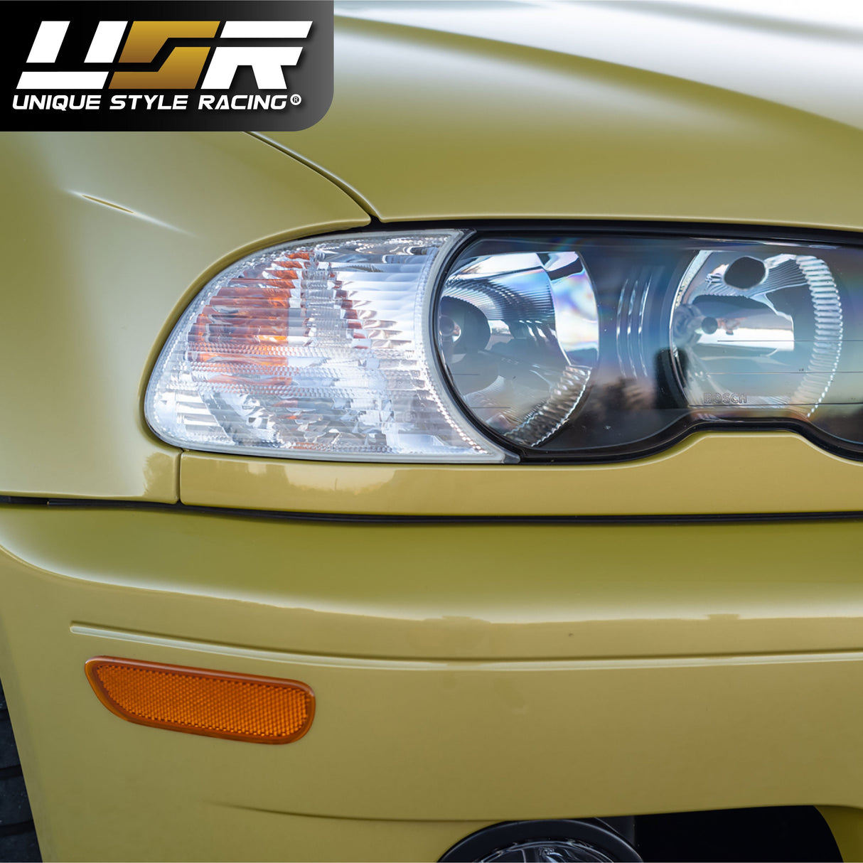 1999-2001 Bmw E46 2d/Cabrio Crystal Smoke Corner Lights