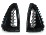 2006-2010 Dodge Charger Black Clear Corner Light - White LED