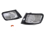 1994-1997 Honda Accord JDM Style Black Clear Corner Lights