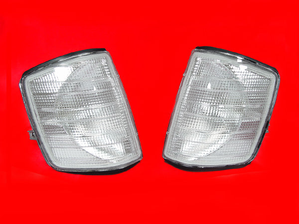 11.761986-1993 Mercedes W201 190e/190d Clear Corner Lights Set