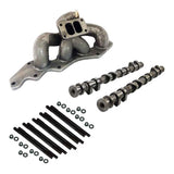 Ford Focus SE Duratec Twin scroll T3 turbo manifold 90 degree wastegate + 282Â°/ 262Â° Camshaft For Ford Duratec + Mazda Focus 2.0L 2.3L 2.5L Duratec HE 4 cylinder engine Head Stud Set with 10 units