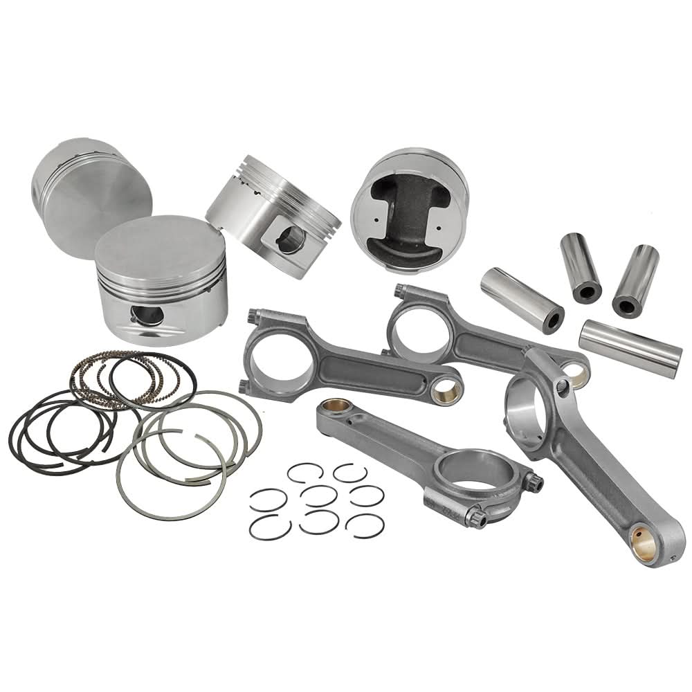 Forged piston flat top and Connecting rod kit for C20NE 2.0L 8V (86mm) Chevy Euro