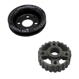 VW syncro Audi 80 90 100 4000 rabbit 1.8 8v underdrive Pulley - BLACK + VW 8V super light crank timing gear