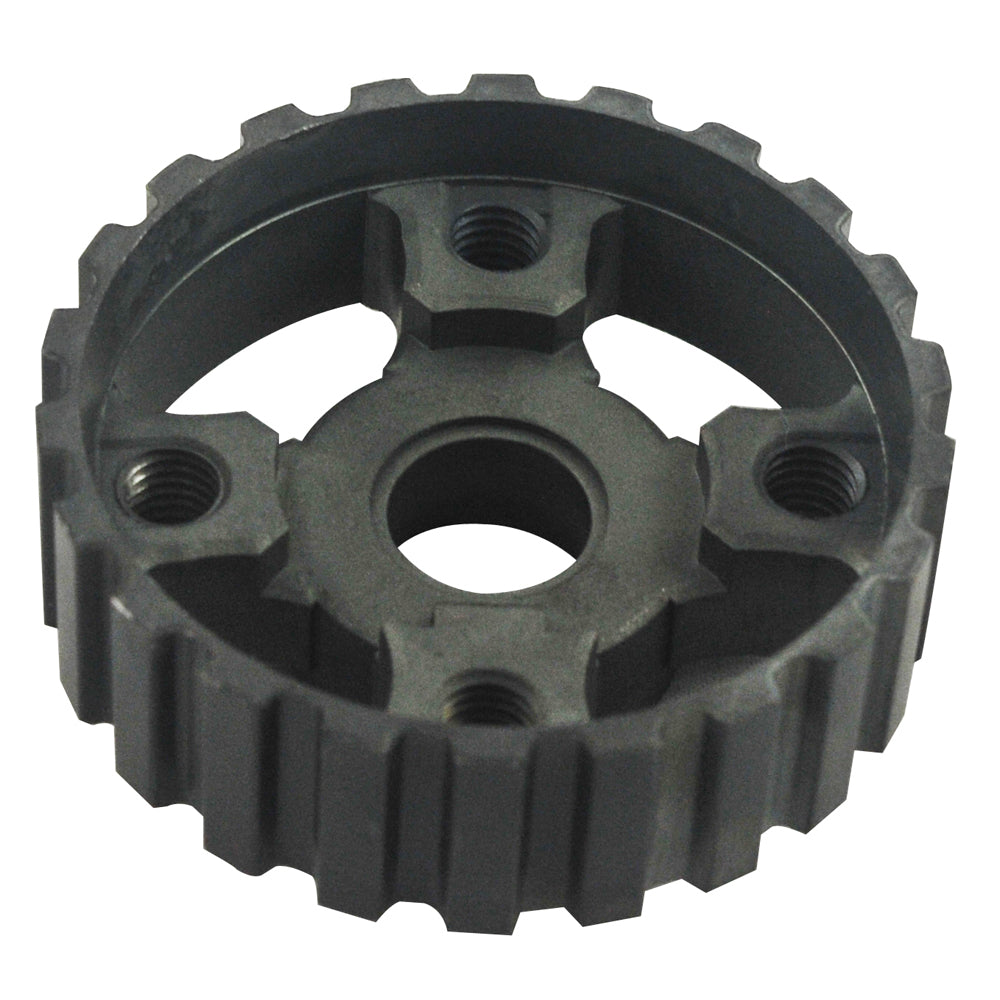 VW syncro Audi 80 90 100 4000 rabbit 1.8 8v underdrive Pulley - BLACK + VW 8V super light crank timing gear