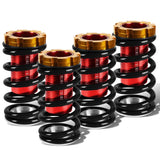 88-01 Honda Civic CRX Del Sol Integra Scale Coilovers Red Gold Black