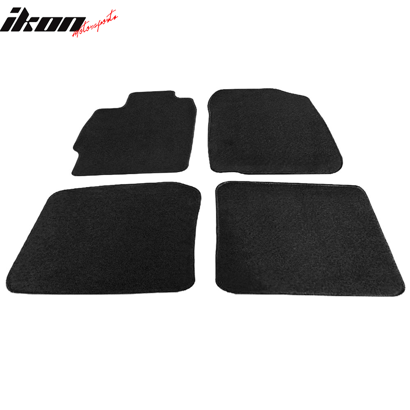 Car Floor Mat for 2004-2010 Scion tC Nylon Black Front Rear