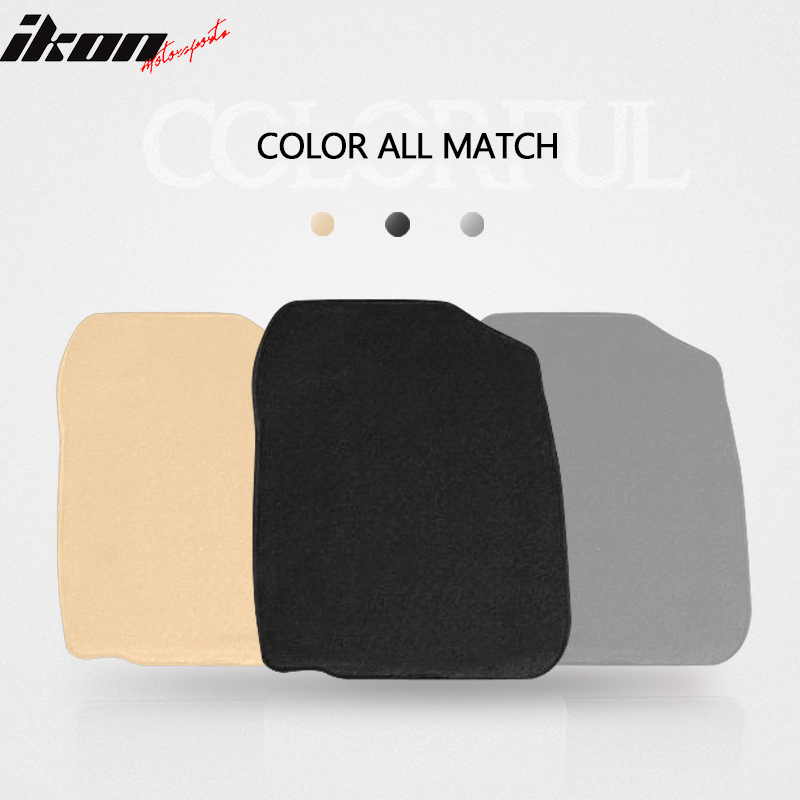 Car Floor Mat for 2004-2010 Scion tC Nylon Black Front Rear