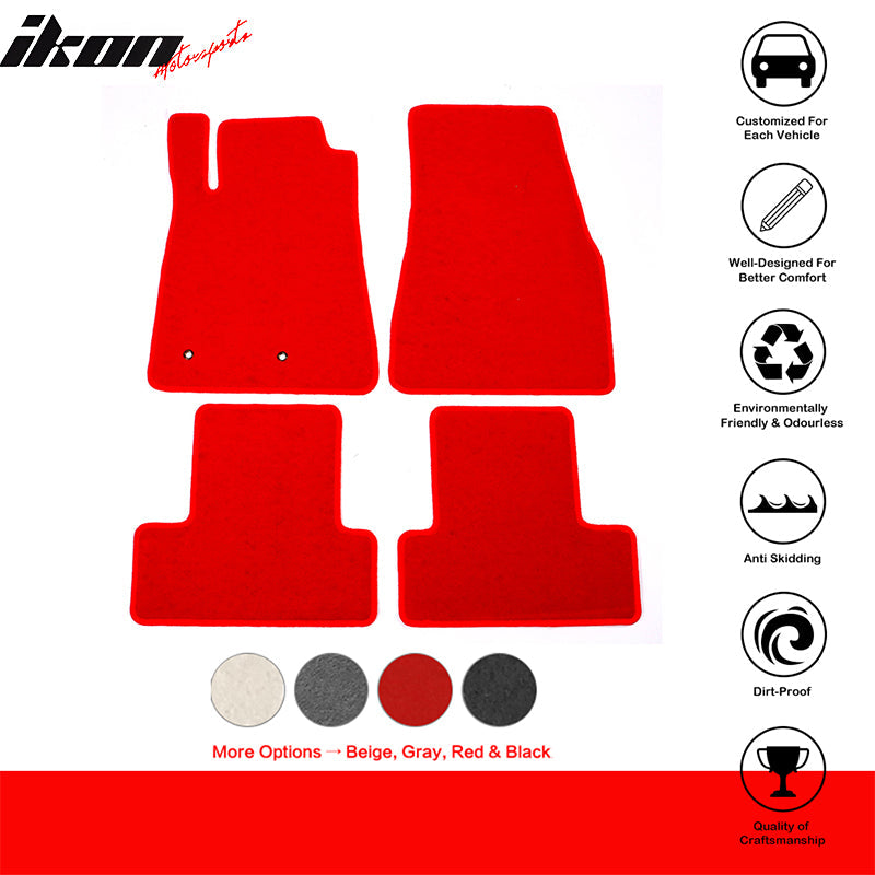 2005-2009 Ford Mustang Car Mats Carpet 4PC Nylon