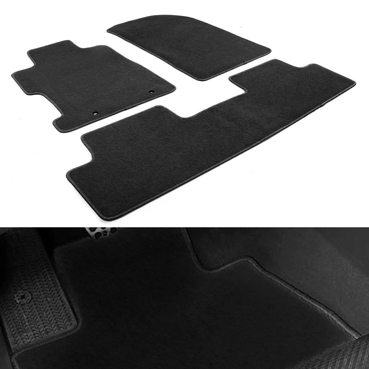 Best Car Mats for Honda Civic 2006-2011 2/4 Door Nylon 3PCS