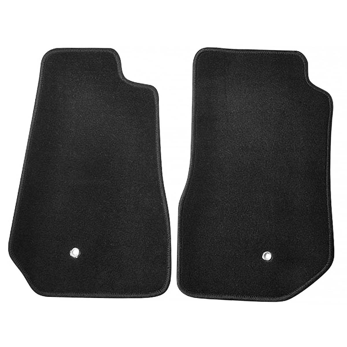 Floor Mat for Jeep Wrangler 2007-2012 OE Fitment Black 2PCS Nylon