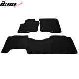 Car Floor Mat for 2005-2010 Nissan Frontier Black Carpet 3PC Nylon
