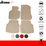 Car Floor Mat for 1992-1998 BMW E36 3 Series Beige Carpet 4PC Nylon