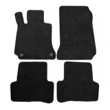 Floor Mat for Mercedes-Benz W204 C Class 2008-2011 Black 4PC Nylon