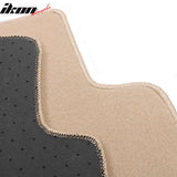 Car Floor Mat for 2008-2012 Honda Accord Beige Carpet 4PC Nylon