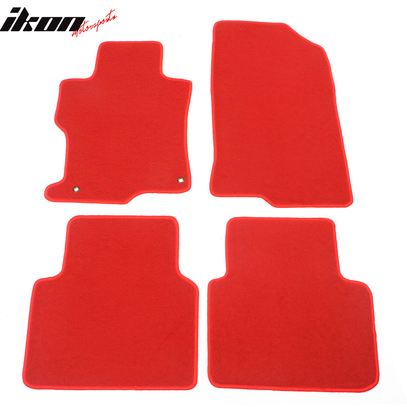 2008-2012 Honda Accord Sedan 4-Door Car Floor Mats Carpet 4PC