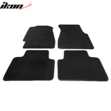 Car Floor Mat for 1992-1995 Honda Civic Black Carpet 4PC Nylon