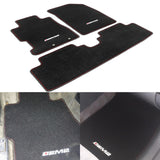 Floor Mat for Honda Civic 01-05 3PCS EM2 Logo Red Stitching Nylon