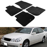 Car Floor Mat for 1998-2005 Lexus GS300 GS400 GS430 Black Carpet 4PC