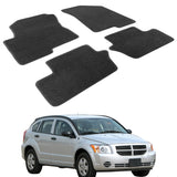 Car Floor Mat for 2007-2012 Dodge Caliber Black Carpet 4PC Nylon