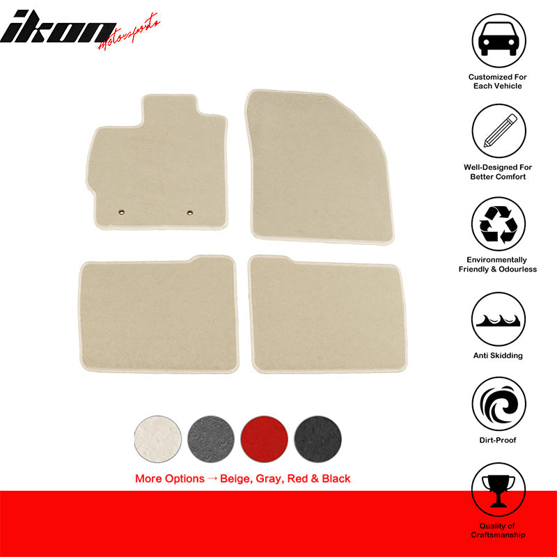 2010-2011 Toyota Prius Car Mats Carpet 4PC Nylon
