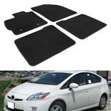 Car Floor Mat for 2010-2011 Toyota Prius Black Carpet 4PC Nylon
