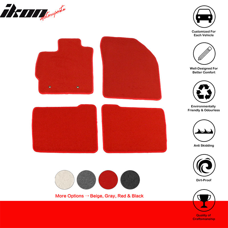 2010-2011 Toyota Prius Car Mats Carpet 4PC Nylon