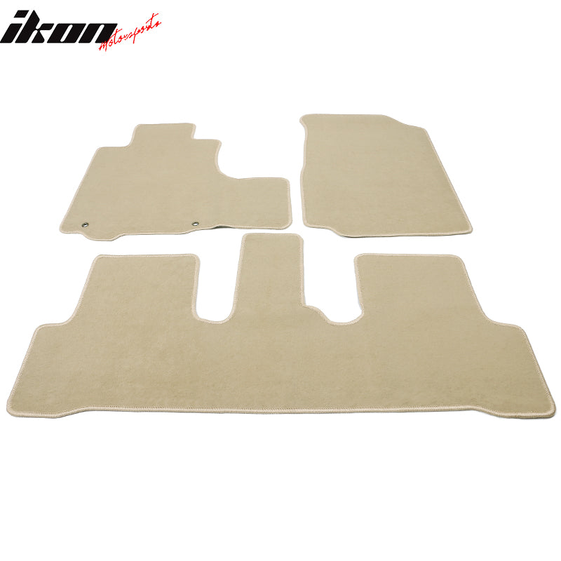 2007-2011 Honda CR-V Car Floor Mats Carpet 3PC Nylon