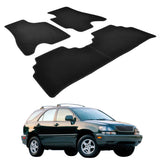 Car Floor Mat for 1999-2003 Lexus RX300 RX330 Black Carpet 3PC Nylon