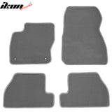 Car Floor Mat for 2011-2015 Ford Focus Gray Carpet 4PC Nylon