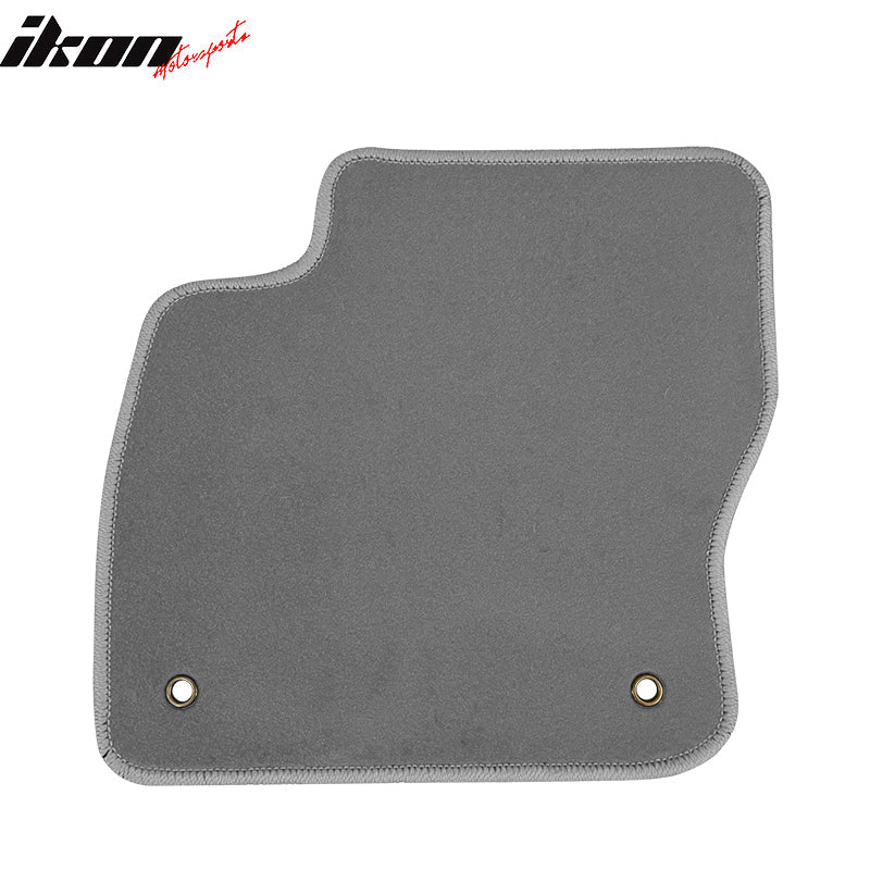 Car Floor Mat for 2011-2015 Ford Focus Gray Carpet 4PC Nylon