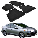 2010-2013 Mazda 3 Car Floor Mats Carpet 4PC Nylon