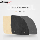 Car Floor Mat for 2010-2013 Mazda 3 Black Carpet 4PC Nylon