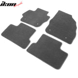 Car Floor Mat for 2010-2013 Mazda 3 Gray Carpet 4PC Nylon