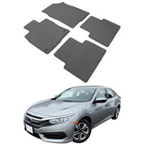 2016-2021 Honda Civic 4-Door Car Floor Mats Carpet 4PC Nylon